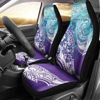 Personalised New Zealand Suicide Prevention Month Car Seat Cover You Matter NZ Fern With Maori Koru Lizard LT14 - Polynesian Pride
