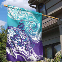 Personalised New Zealand Suicide Prevention Month Garden Flag You Matter NZ Fern With Maori Koru Lizard LT14 - Polynesian Pride