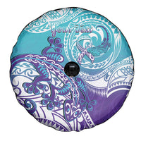 Personalised New Zealand Suicide Prevention Month Spare Tire Cover You Matter NZ Fern With Maori Koru Lizard LT14 - Polynesian Pride