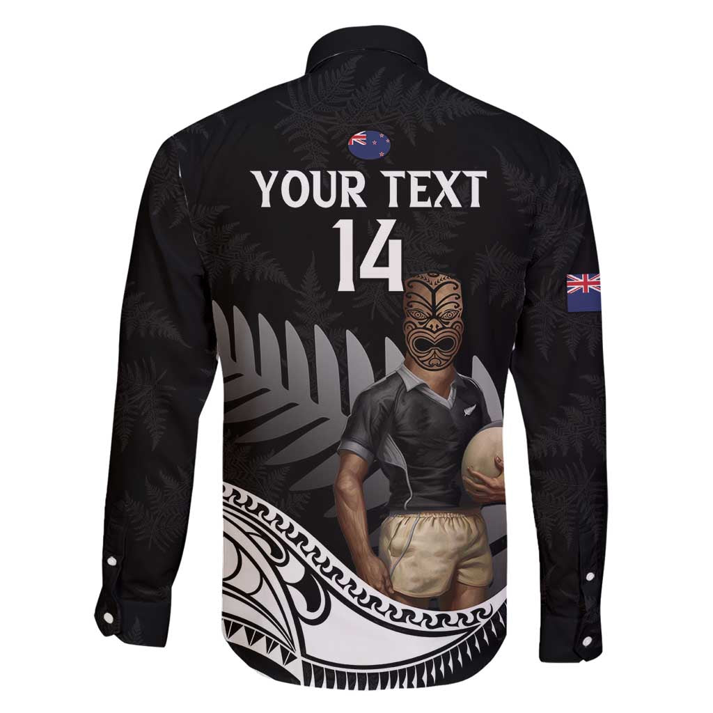 Custom New Zealand Silver Fern Rugby Family Matching Tank Maxi Dress and Hawaiian Shirt 2024 Aotearoa Maori Mascot Go All Black LT14 - Polynesian Pride