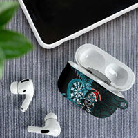 New Zealand Darts Christmas AirPods Case Maori Fern Merry Dartsmas - Polynesian Pride