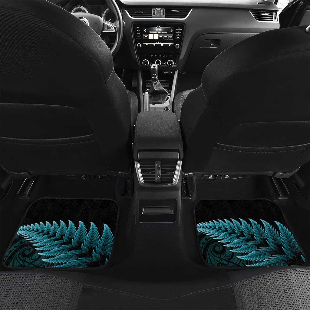 Personalised New Zealand Darts Christmas Car Mats Maori Fern Merry Dartsmas - Polynesian Pride