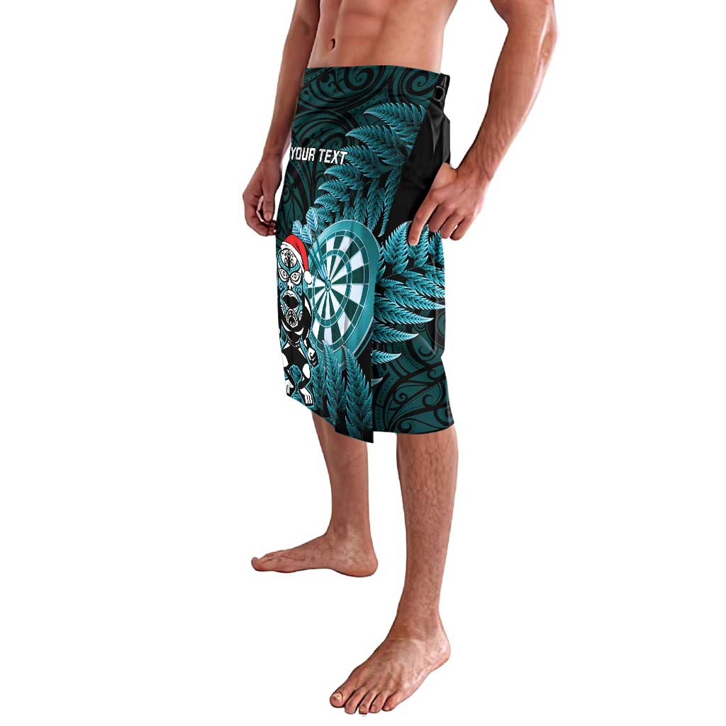 Personalised New Zealand Darts Christmas Lavalava Maori Fern Merry Dartsmas - Polynesian Pride