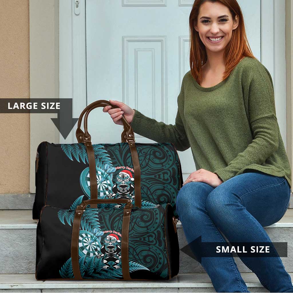 New Zealand Darts Christmas Travel Bag Maori Fern Merry Dartsmas LT14 - Polynesian Pride