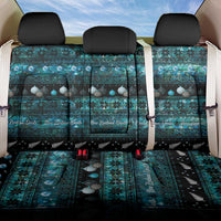 New Zealand Darts Christmas Back Car Seat Cover Merry Xmas Aotearoa Maori Paua Shell - Polynesian Pride