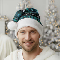 New Zealand Darts Christmas Santa Hat Merry Xmas Aotearoa Maori Paua Shell - Polynesian Pride