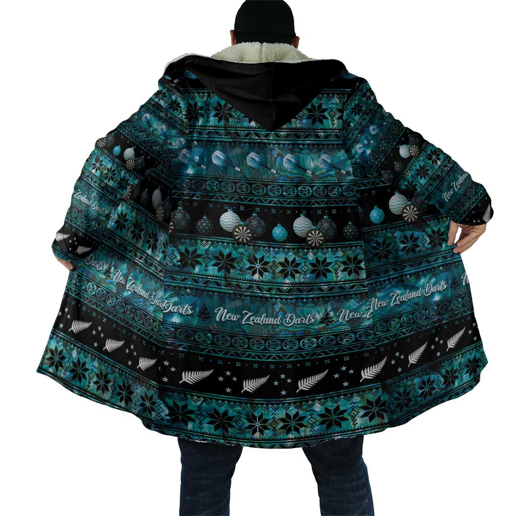 New Zealand Darts Christmas Cloak Merry Xmas Aotearoa Maori Paua Shell - Polynesian Pride