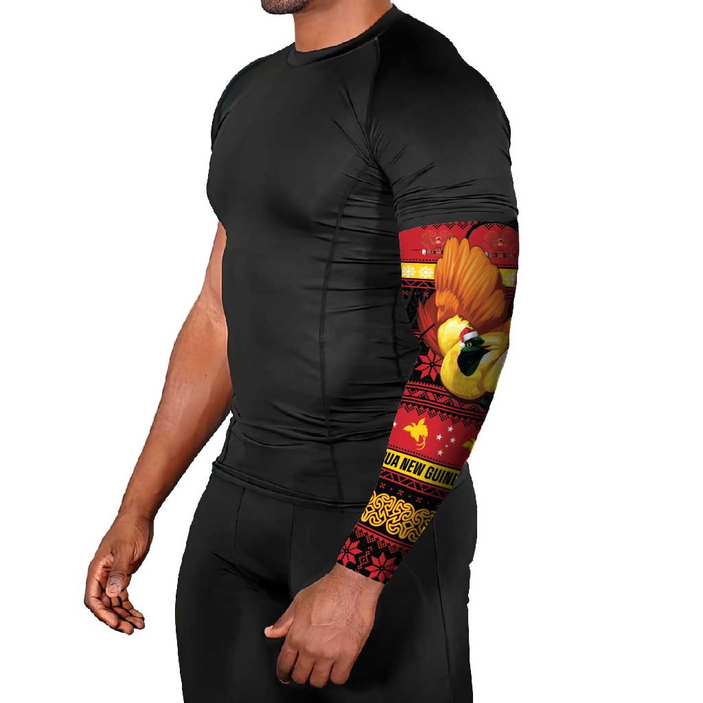 Papua New Guinea Christmas Arm Sleeves Bikpela hamamas blong dispela Krismas - Polynesian Pride