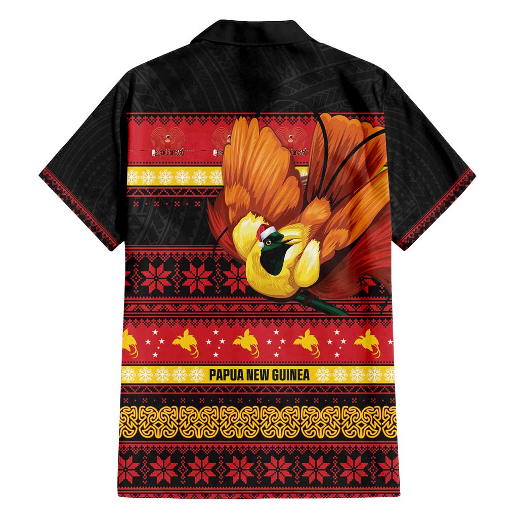 Papua New Guinea Christmas Family Matching Long Sleeve Bodycon Dress and Hawaiian Shirt Bikpela hamamas blong dispela Krismas LT14 - Polynesian Pride