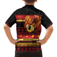 Papua New Guinea Christmas Family Matching Summer Maxi Dress and Hawaiian Shirt Bikpela hamamas blong dispela Krismas LT14 - Polynesian Pride