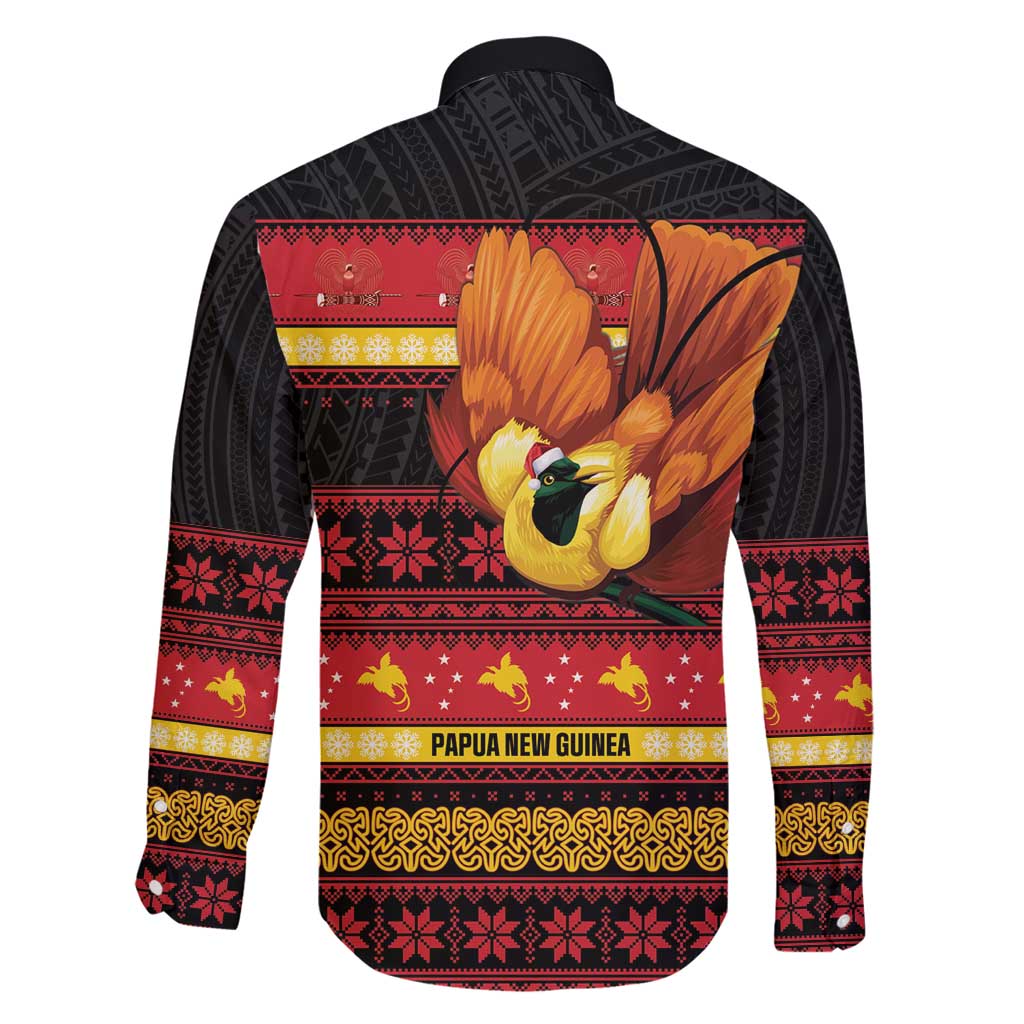 Papua New Guinea Christmas Family Matching Summer Maxi Dress and Hawaiian Shirt Bikpela hamamas blong dispela Krismas LT14 - Polynesian Pride