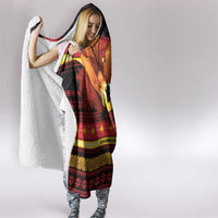 Papua New Guinea Christmas Hooded Blanket Bikpela hamamas blong dispela Krismas - Polynesian Pride