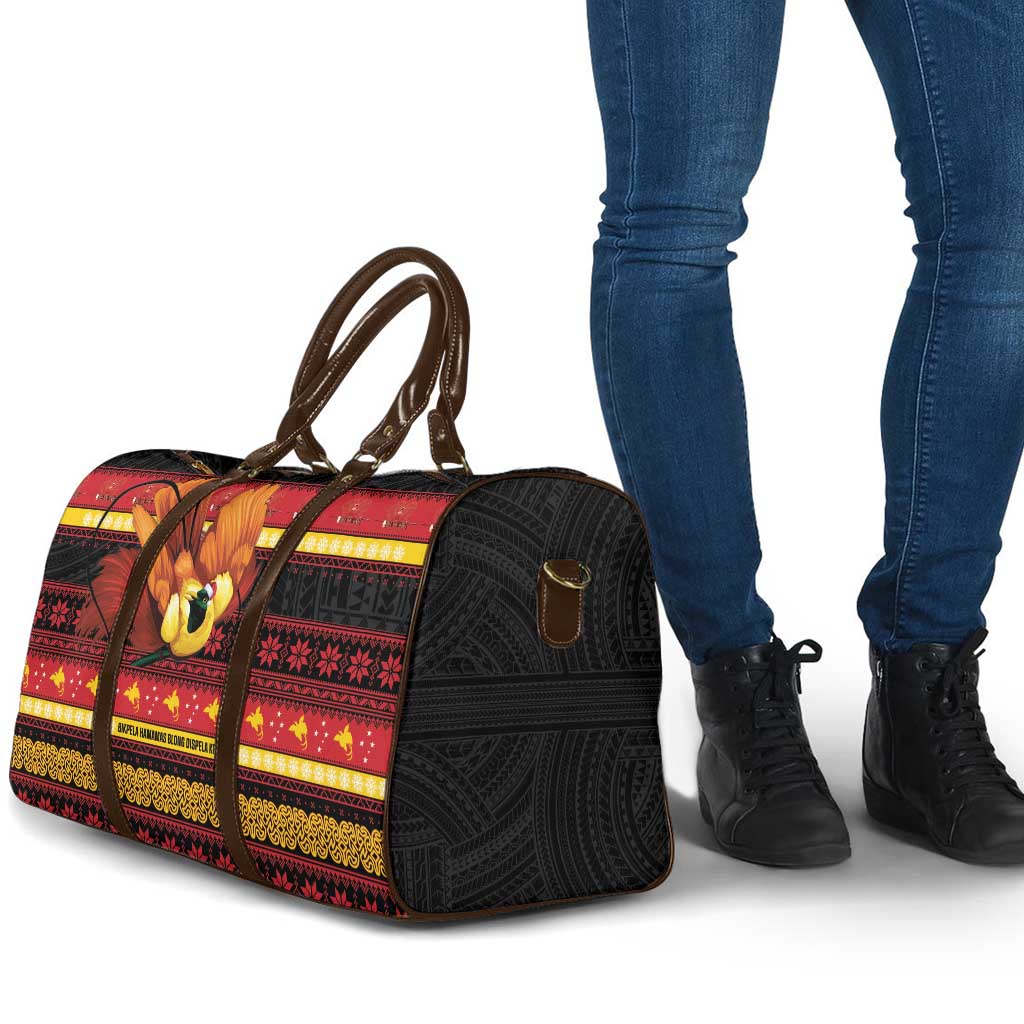 Papua New Guinea Christmas Travel Bag Bikpela hamamas blong dispela Krismas - Polynesian Pride