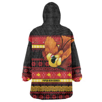 Papua New Guinea Christmas Wearable Blanket Hoodie Bikpela hamamas blong dispela Krismas LT14 - Polynesian Pride
