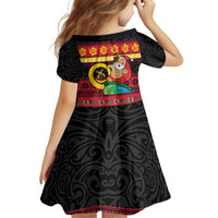Vanuatu Christmas Family Matching Puletasi and Hawaiian Shirt Joyeux Noel Surfing Santa With Boar Tusk LT14 - Polynesian Pride