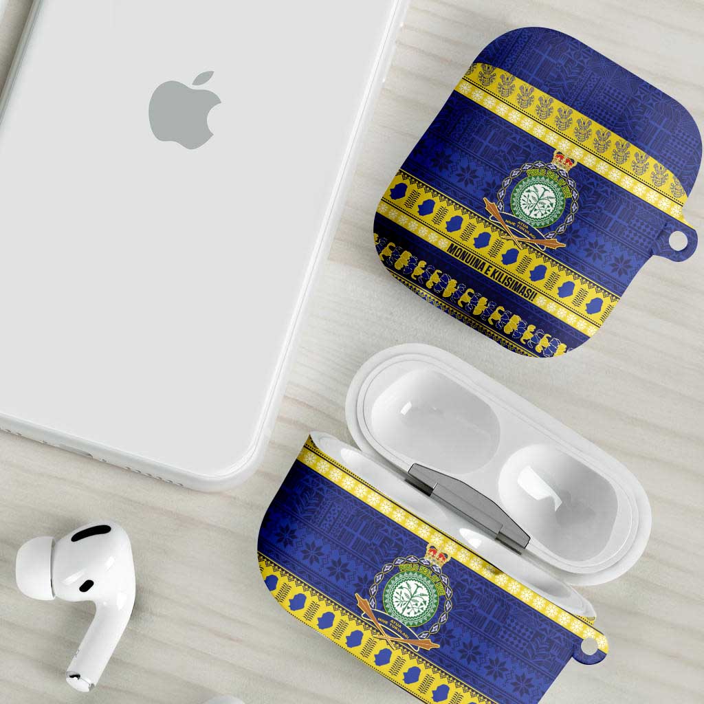 Niue Christmas AirPods Case Monuina e Kilisimasi Hiapo Motifs LT14 - Polynesian Pride