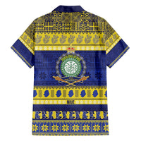 Niue Christmas Family Matching Off Shoulder Maxi Dress and Hawaiian Shirt Monuina e Kilisimasi Hiapo Motifs LT14 - Polynesian Pride