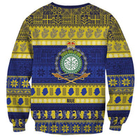 Niue Christmas Sweatshirt Monuina e Kilisimasi Hiapo Motifs - Polynesian Pride
