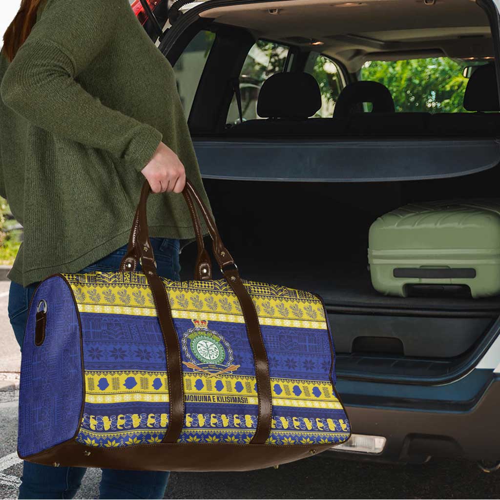 Niue Christmas Travel Bag Monuina e Kilisimasi Hiapo Motifs - Polynesian Pride