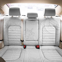 Tapu Fanau Ia Niue Back Car Seat Cover Happy White Sunday Unique Hiapo - Polynesian Pride