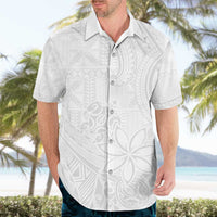 Tapu Fanau Ia Niue Hawaiian Shirt Happy White Sunday Unique Hiapo - Polynesian Pride
