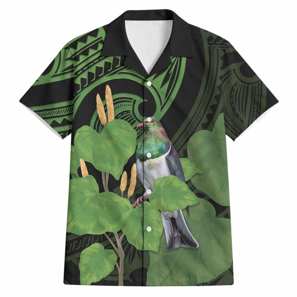 Kawakawa Rongoa Maori Kereru New Zealand Hawaiian Shirt LT14 Green - Polynesian Pride