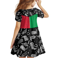 Vanuatu Cowboy Family Matching Off The Shoulder Long Sleeve Dress and Hawaiian Shirt Cowboy Symbols Split Stylized LT14 - Polynesian Pride