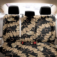 Vanuatu Cowboy Back Car Seat Cover Seamless Straw Hats Hibiscus - Polynesian Pride