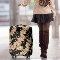 Vanuatu Cowboy Luggage Cover Seamless Straw Hats Hibiscus - Polynesian Pride