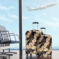 Vanuatu Cowboy Luggage Cover Seamless Straw Hats Hibiscus - Polynesian Pride