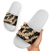 Vanuatu Cowboy Slide Sandals Seamless Straw Hats Hibiscus - Polynesian Pride