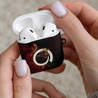 Vanuatu Boar Cowboy AirPods Case Tusk Gradient Polynesian Pattern - Polynesian Pride