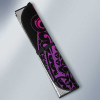 Vanuatu Boar Cowboy Auto Sun Shade Tusk Gradient Polynesian Pattern - Polynesian Pride