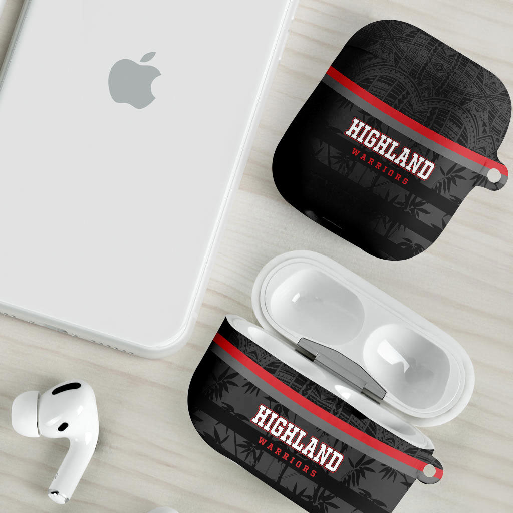 Fiji Naitasiri Rugby AirPods Case Go Highland Warriors LT14 - Polynesian Pride