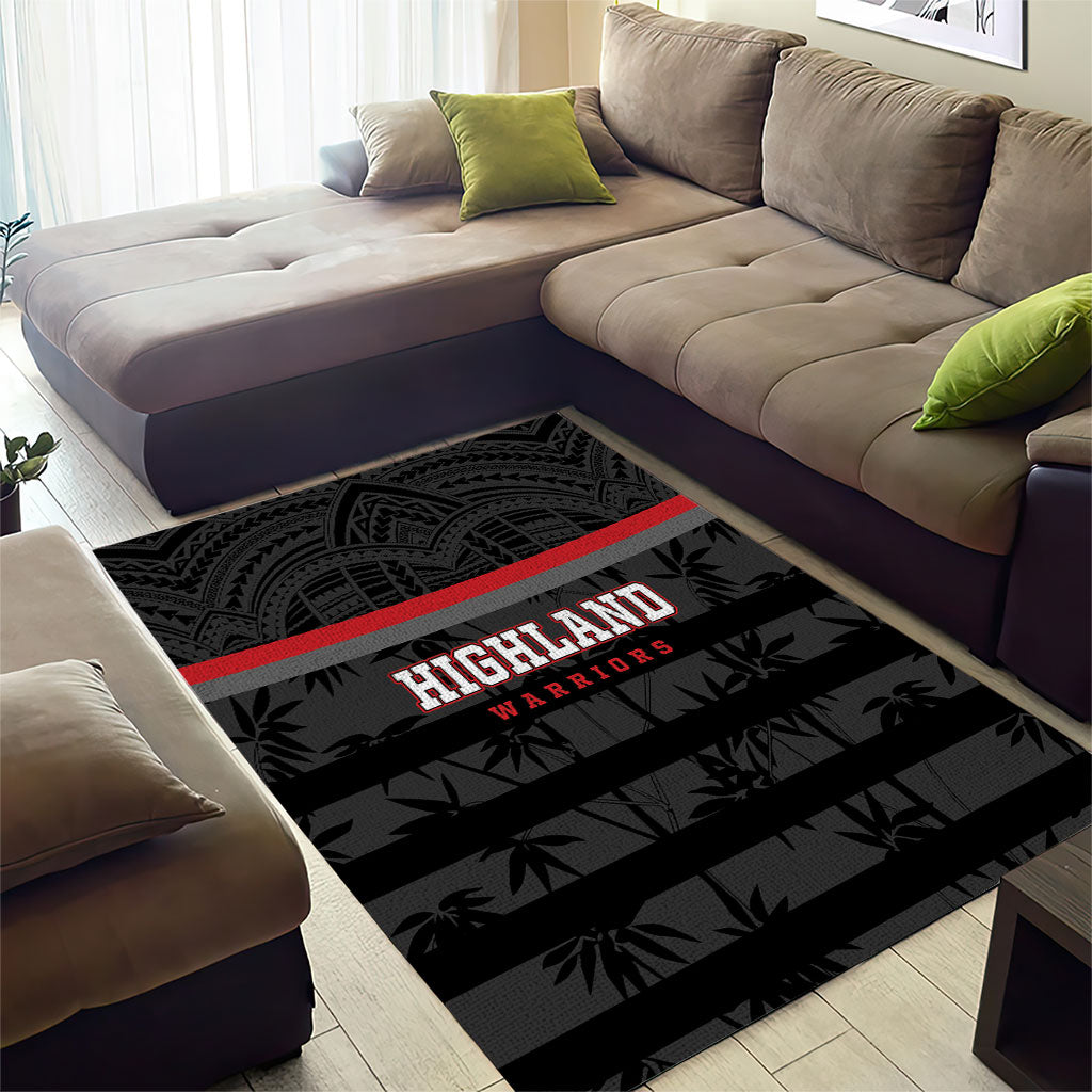Fiji Naitasiri Rugby Area Rug Go Highland Warriors LT14 - Polynesian Pride