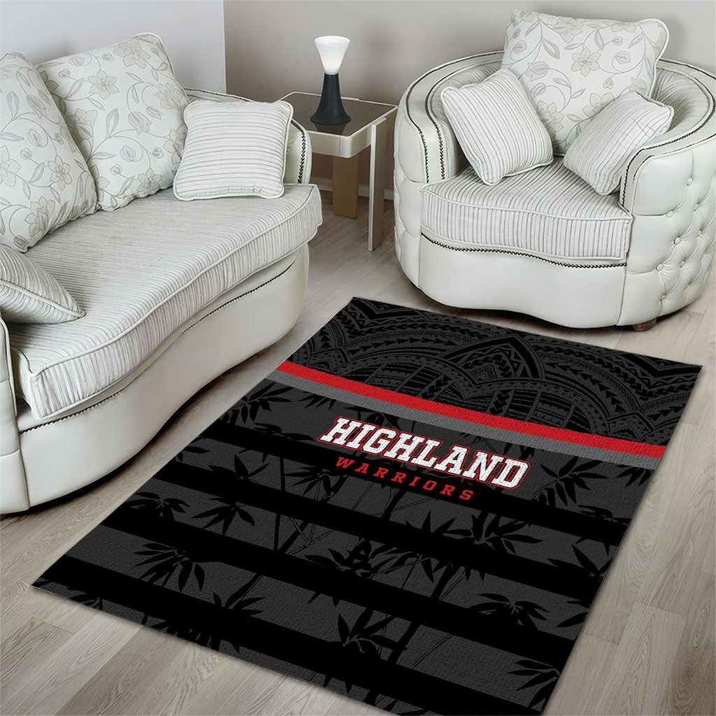 Fiji Naitasiri Rugby Area Rug Go Highland Warriors LT14 - Polynesian Pride
