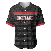 Fiji Naitasiri Rugby Custom Baseball Jersey Go Highland Warriors LT14 Black - Polynesian Pride