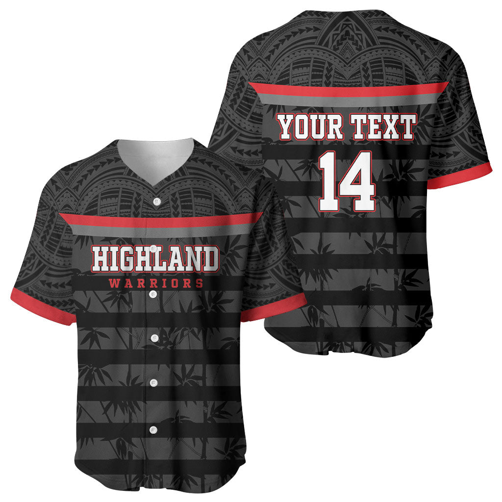 Fiji Naitasiri Rugby Custom Baseball Jersey Go Highland Warriors LT14 - Polynesian Pride