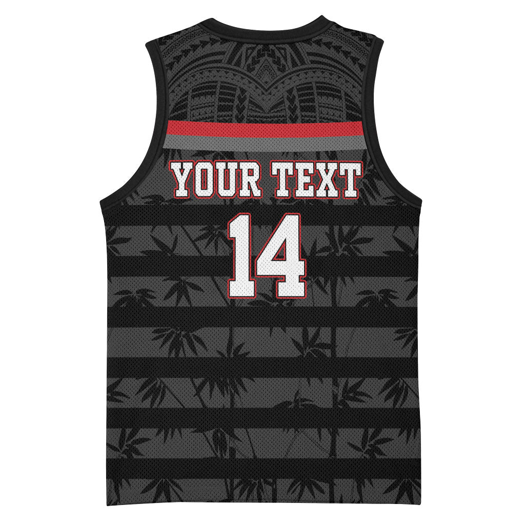 Fiji Naitasiri Rugby Custom Basketball Jersey Go Highland Warriors LT14 - Polynesian Pride