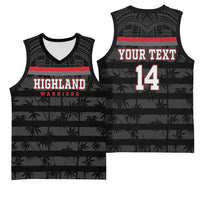 Fiji Naitasiri Rugby Custom Basketball Jersey Go Highland Warriors LT14 - Polynesian Pride