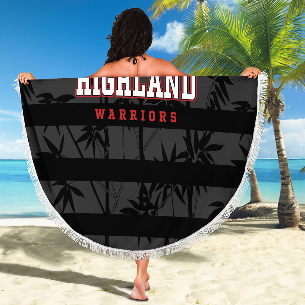 Fiji Naitasiri Rugby Beach Blanket Go Highland Warriors LT14 - Polynesian Pride