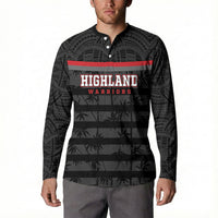 Fiji Naitasiri Rugby Custom Button Sweatshirt Go Highland Warriors LT14 - Polynesian Pride