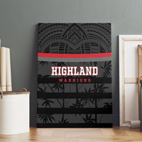 Fiji Naitasiri Rugby Canvas Wall Art Go Highland Warriors LT14 - Polynesian Pride