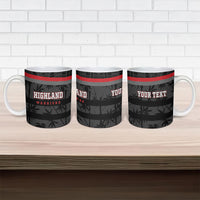 Fiji Naitasiri Rugby Custom Ceramic Mug Go Highland Warriors LT14 - Polynesian Pride