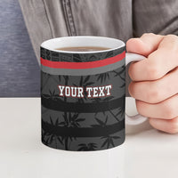 Fiji Naitasiri Rugby Custom Ceramic Mug Go Highland Warriors LT14 - Polynesian Pride