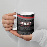 Fiji Naitasiri Rugby Custom Ceramic Mug Go Highland Warriors LT14 - Polynesian Pride