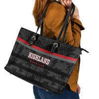 Fiji Naitasiri Rugby Leather Tote Bag Go Highland Warriors LT14 - Polynesian Pride