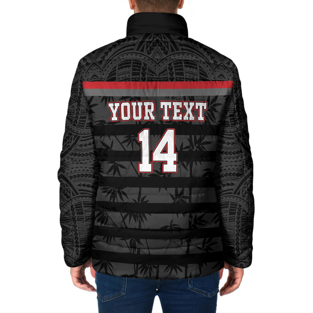 Fiji Naitasiri Rugby Custom Padded Jacket Go Highland Warriors LT14 - Polynesian Pride