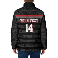 Fiji Naitasiri Rugby Custom Padded Jacket Go Highland Warriors LT14 - Polynesian Pride