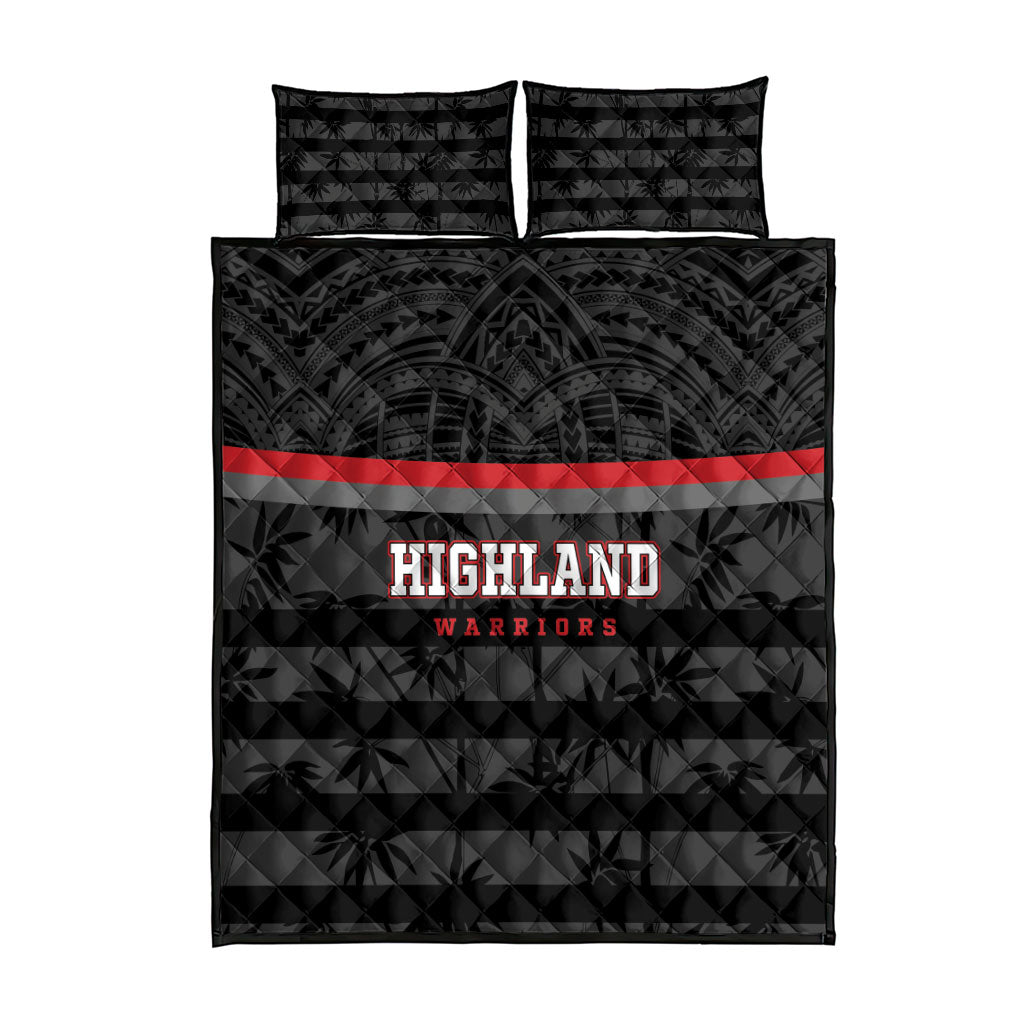 Fiji Naitasiri Rugby Quilt Bed Set Go Highland Warriors LT14 - Polynesian Pride
